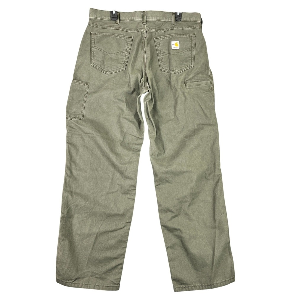Carhartt FR Flame Resistant Canvas Work Pant Mens 38x30 Loose Heavy Duty Utility